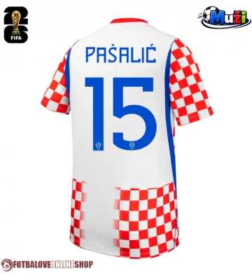 Chorvatsko Mario Pasalic #15 Domácí Dres MS 2026 Krátkým Rukávem